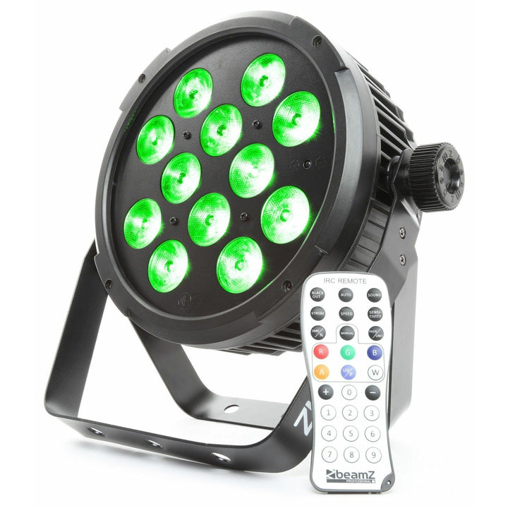 BeamZ BT300 FlatPAR 12x10 Watt DMX mit Fernbedienung