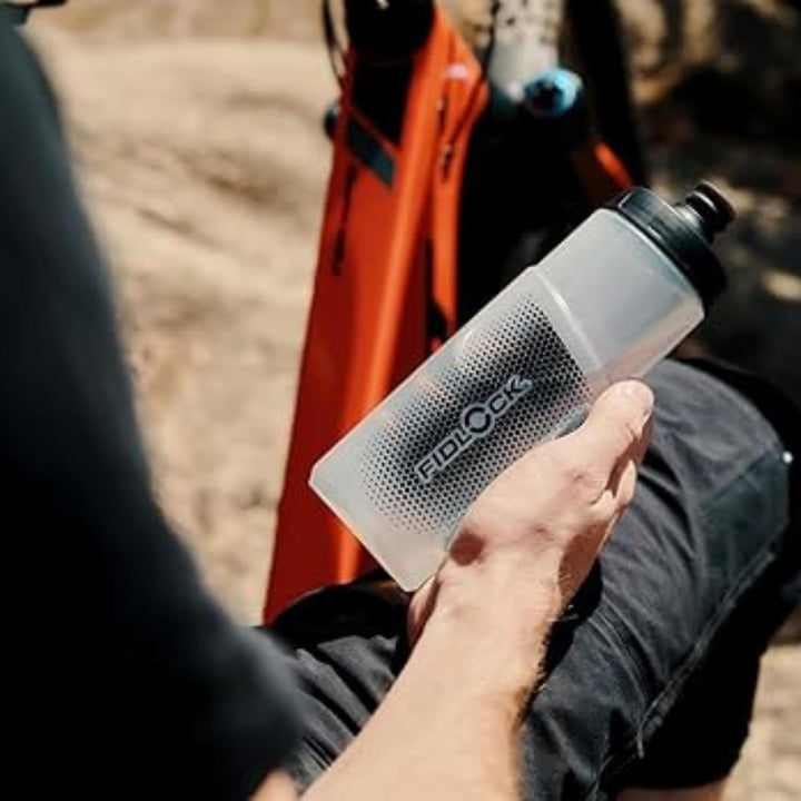 Fidlock Trinkflasche mit Bike Base Twist Set Transparent Gr. 600 ml