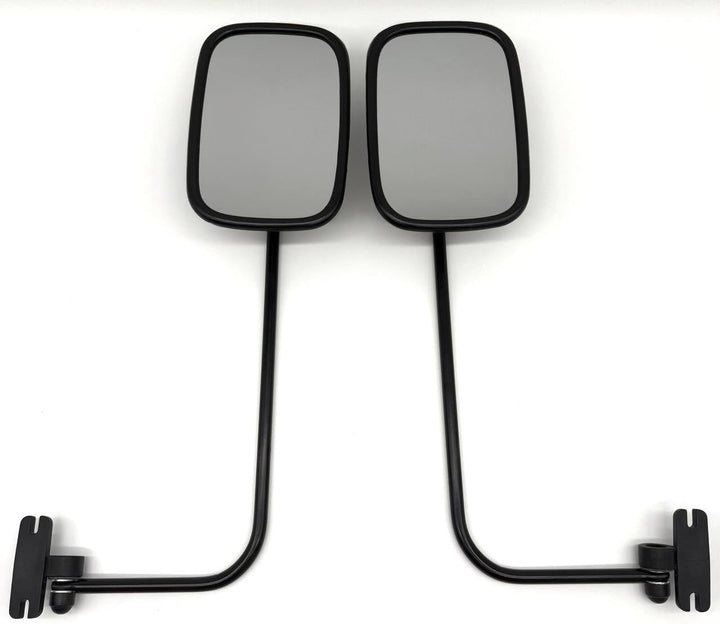 2x Aussenspiegel Rückspiegel ø10 Traktor Bagger 175x125 mm Spiegelhalter Lang Arm