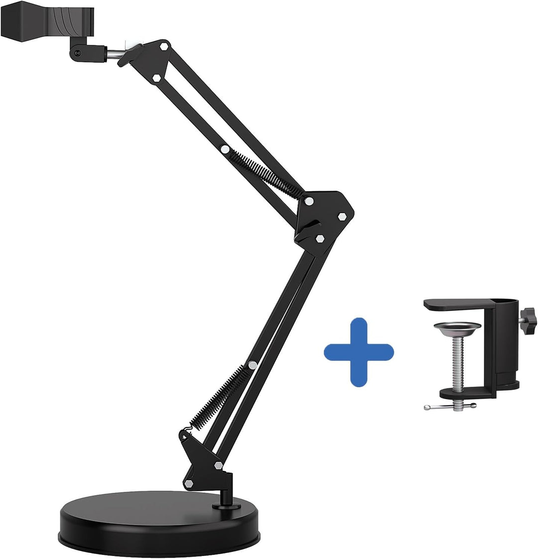 Max 53cm Einstellbarer Universalständer für Digitale Mikroskope – 360° drehbarer Arm, Tischklemme im