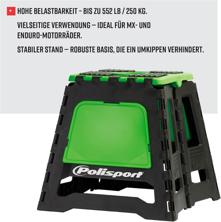 Polisport Montagebock ausklappbar Gruen P8981506 Grün, Grün