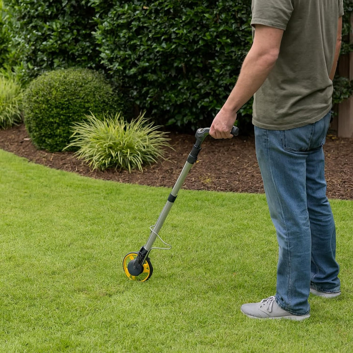 Digitales Messrad Rolltacho Rolatape Messroller mit Tasche LCD beleuchtet