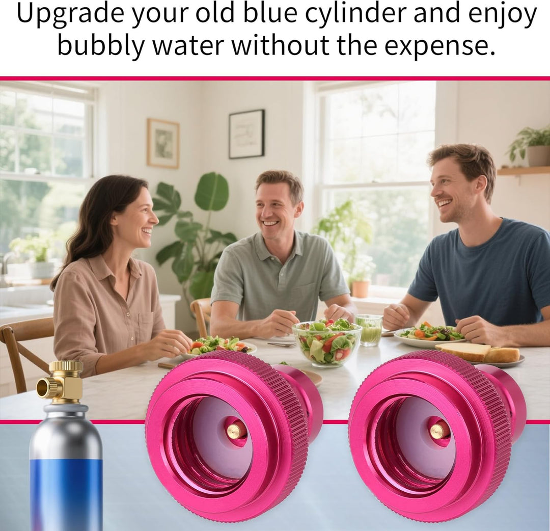 Verbesserter CO2 Schnelladapter, Kompatibel mit DUO/Terra/Art Zubehör zum Nachfüllen von Soda Maker