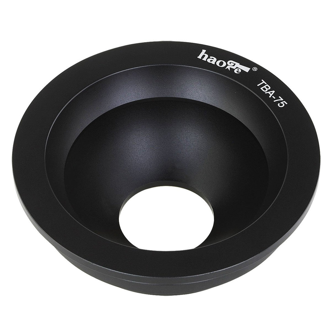 Haoge TBA-75 75 mm Metall-Halbkugel-Adapter für Gitzo Systematic Serie 3 4 5 Stativkopf passend für