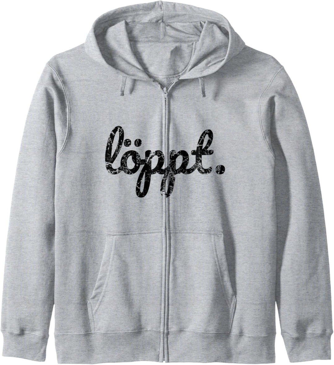 Löppt plattdeutsch schnacken Norddeutsche Heimat Geschenk Kapuzenjacke