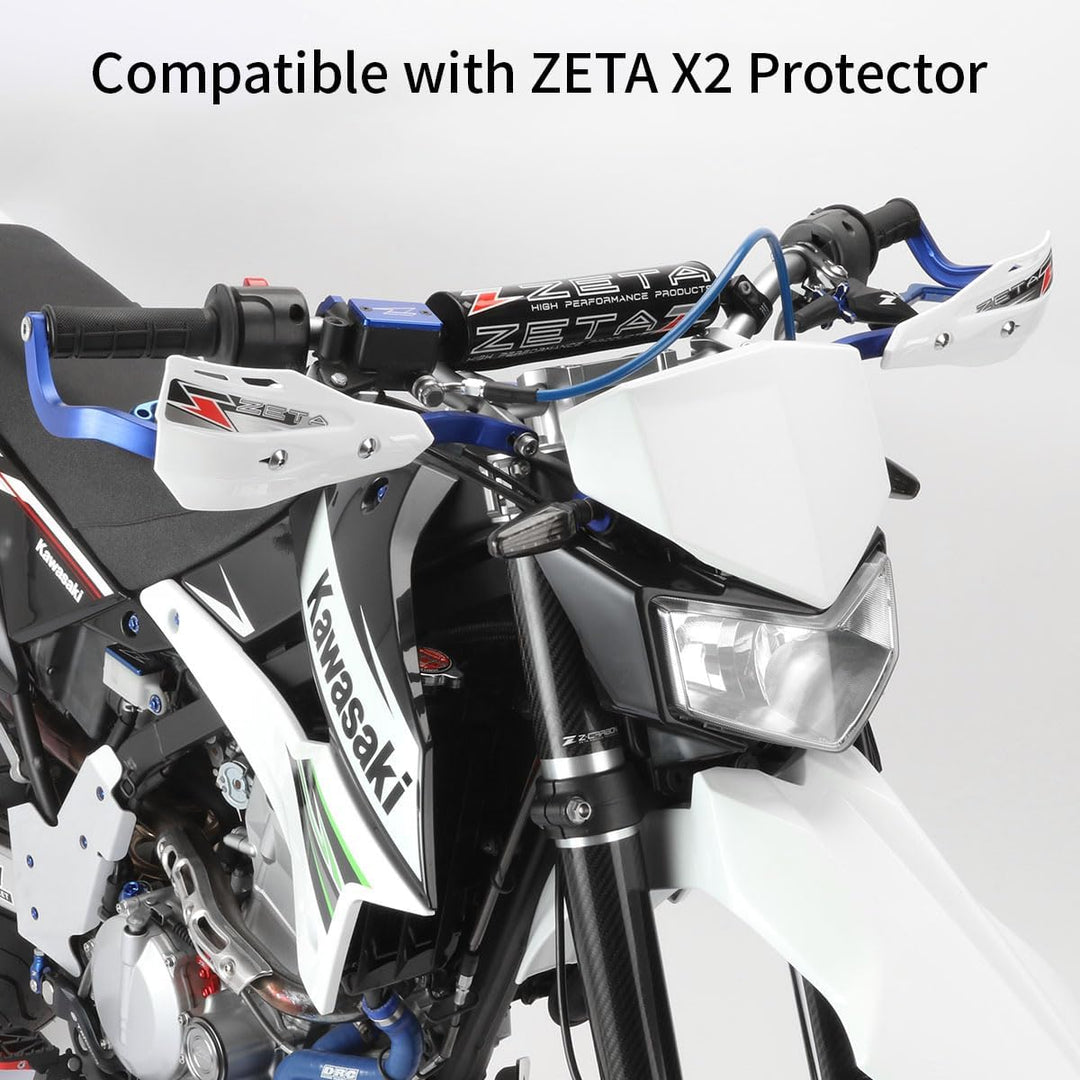 ZETA Armor Hand Guard Bended 22.2mm handle bar red ZE72-0004