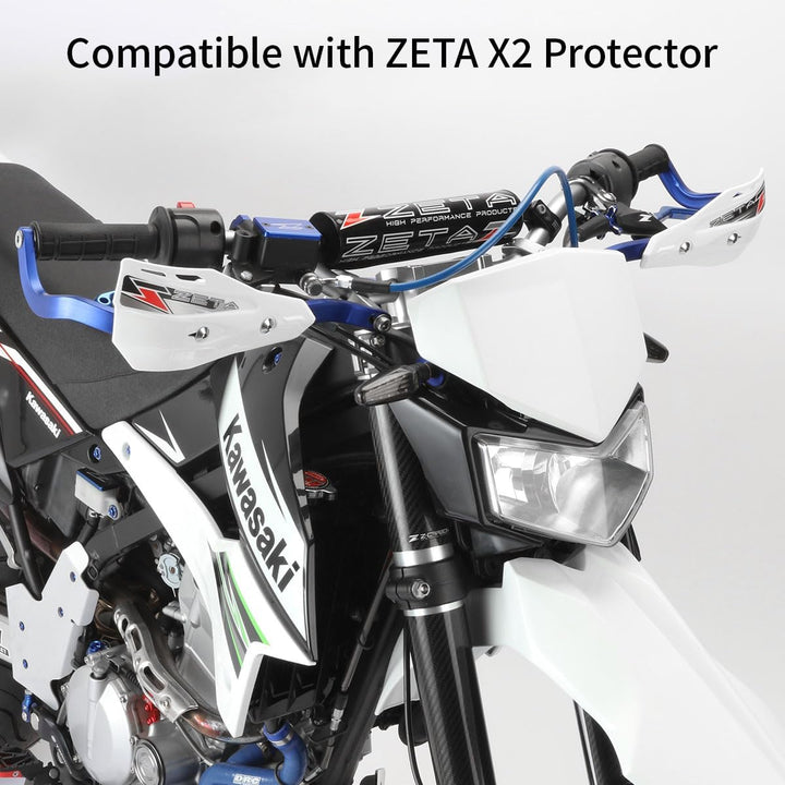 ZETA Armor Hand Guard Bended 22.2mm handle bar red ZE72-0004