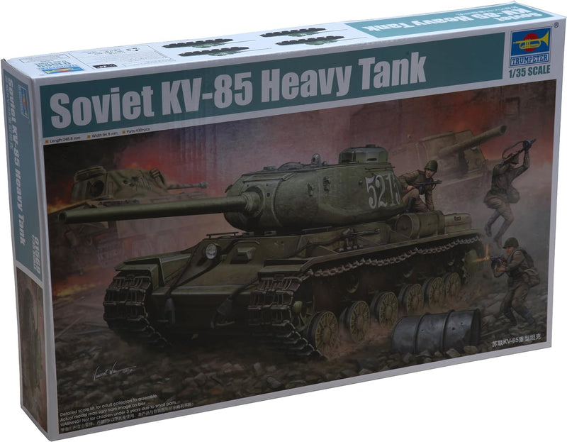 Trumpeter 01569 Modellbausatz Soviet KV-85 Heavy Tank