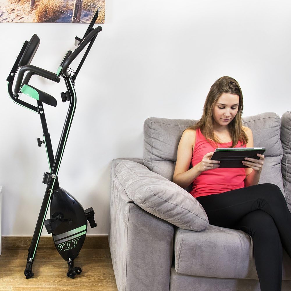 Cecotec X-Bike Folding Magnetic Exercise Bike (Faltbar | Mit Rückenlehne)