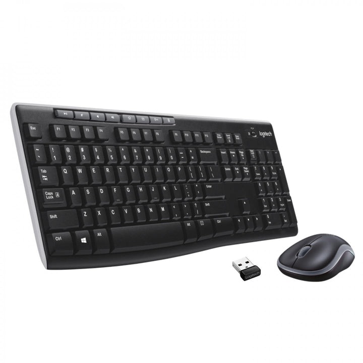 Logitech MK270 RF Wireless QWERTZ Schweiz Schwarz - Tastaturen (Standard, Kabellos, RF Wireless, QWE