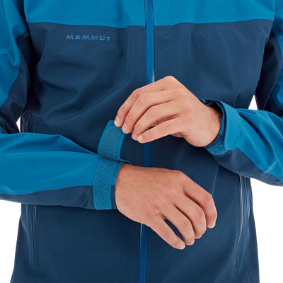 Mammut Herren Crater Hooded Hardshell-Jacke mit Kapuze XL wing teal-sapphire, XL wing teal-sapphire