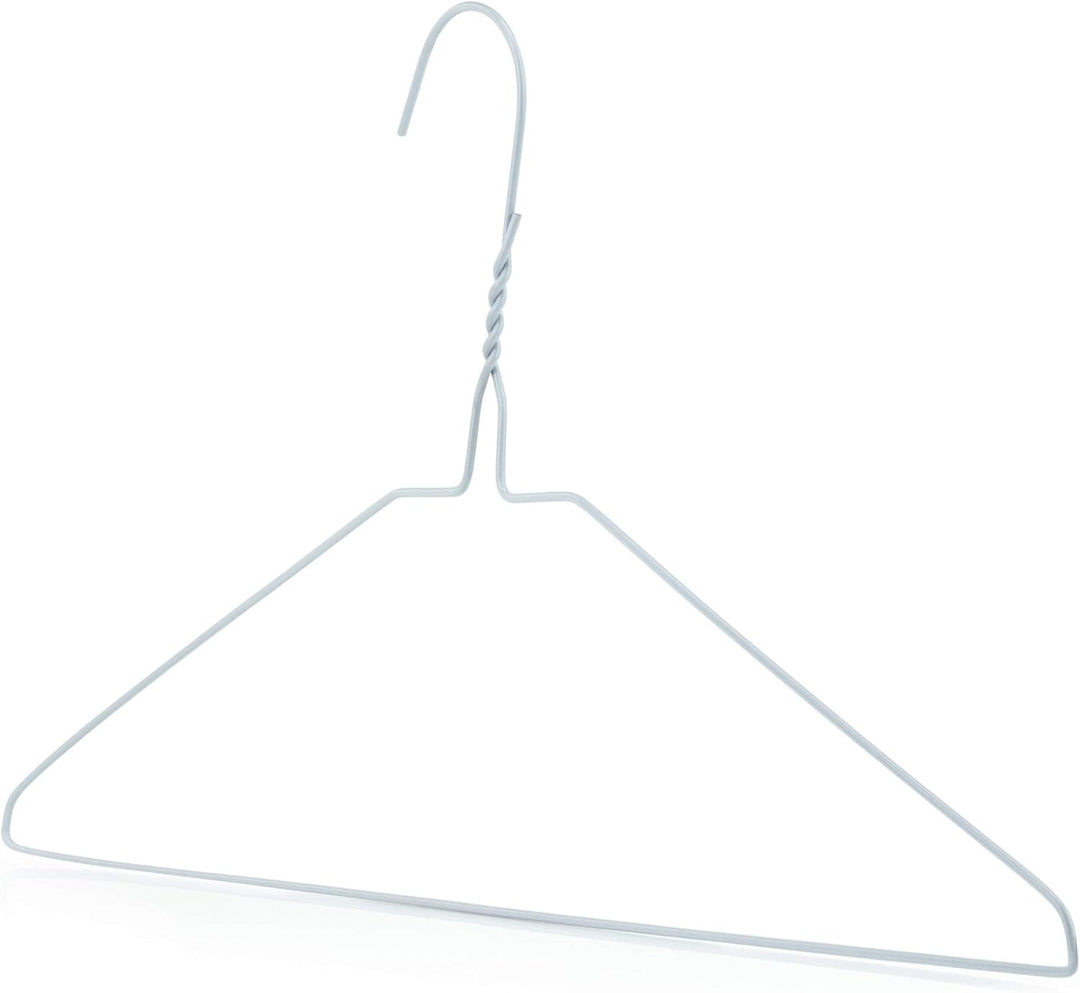 Hangerworld - Drahtkleiderbügel, Drahtstärke 2,3mm, 100 Stück - Weiss -41cm