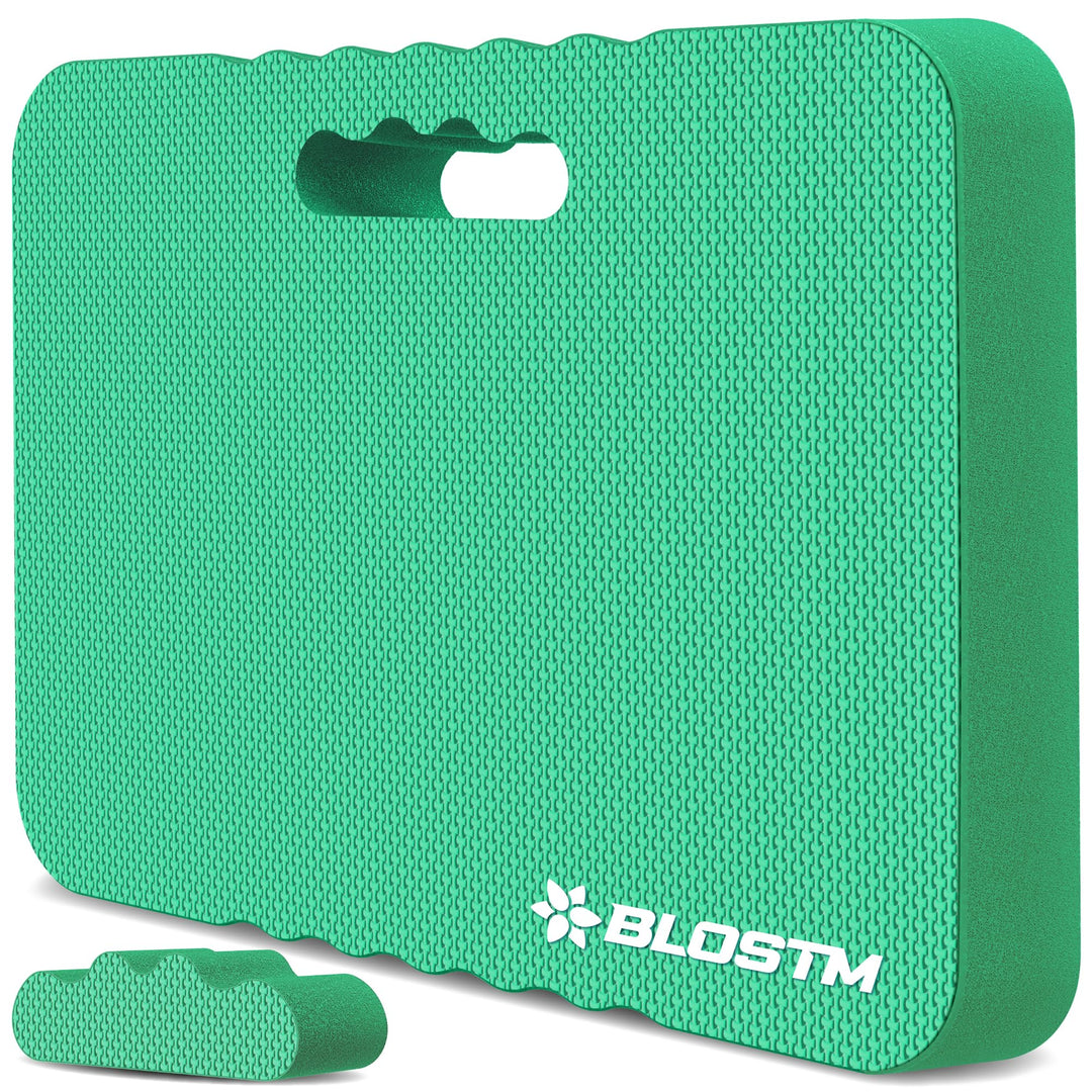 BLOSTM Green Home & Garden Kniepolster – Kniepolster aus hochdichtem Schaumstoff mit 2 Texturen, Pre