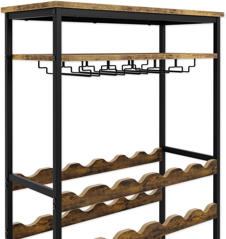 Lenmar, Weinregal aus Metall für Flaschen, 7-30 Flaschen, Wein, Flaschenregal, Kellerregal, Regale,