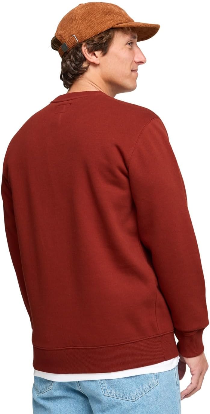 Billabong Herren Arch Cr Sweatshirt (1er Pack) L Fired Red, L Fired Red