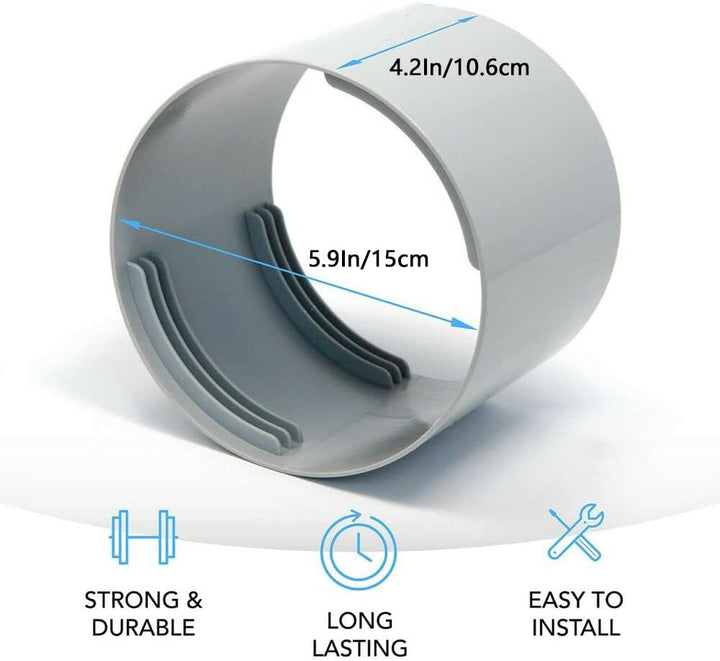 Bysameyee Tragbare Klimaanlage Schlauchverlängerung Kuppler, Universal 15cm AC A/C Abgas Entlüftung