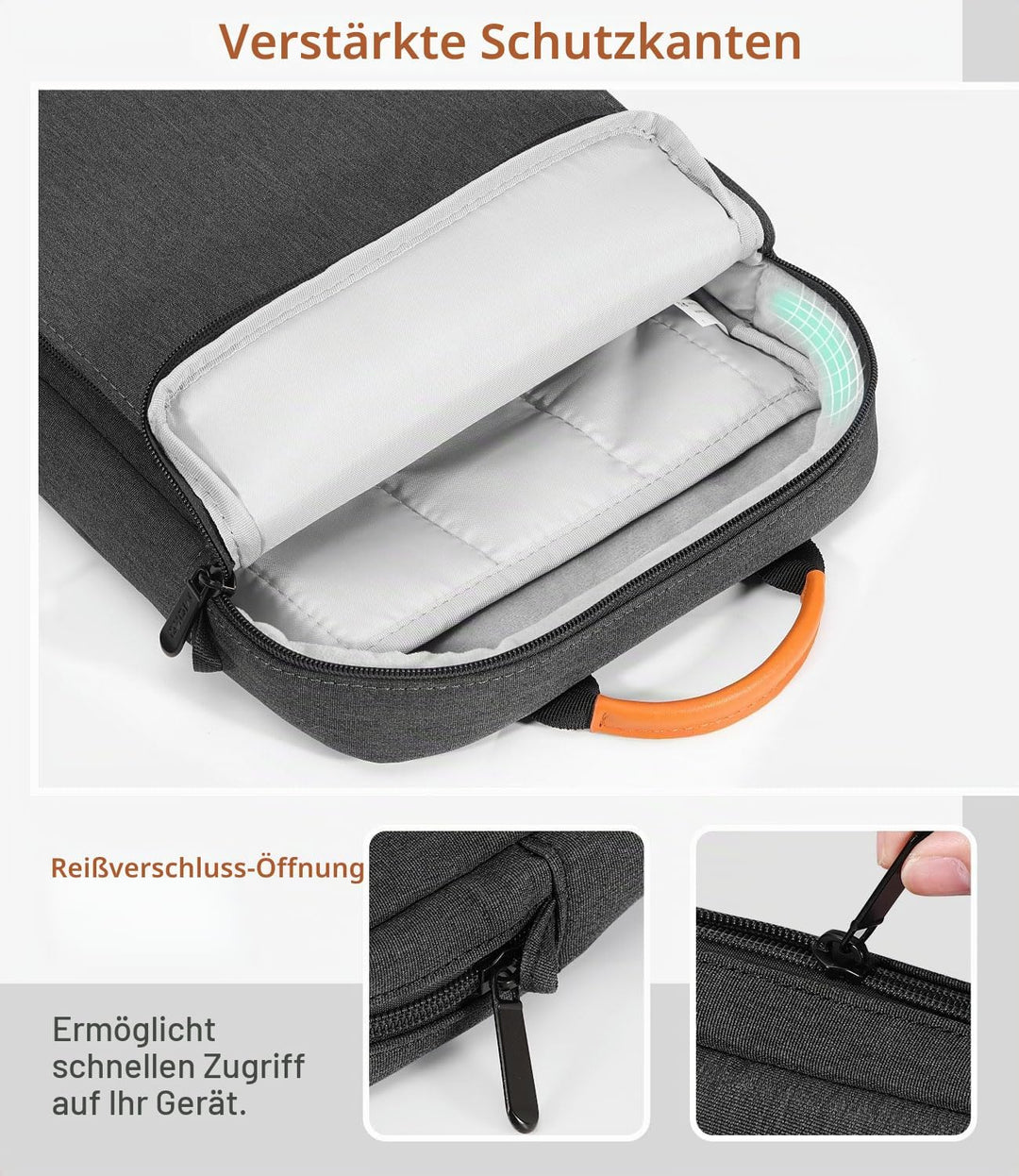 MoKo 9-11" Tablet Tasche Hülle, Tragetasche für iPad Pro 11 M2 2022-2018/iPad 10. 10,9 2022/iPad Air
