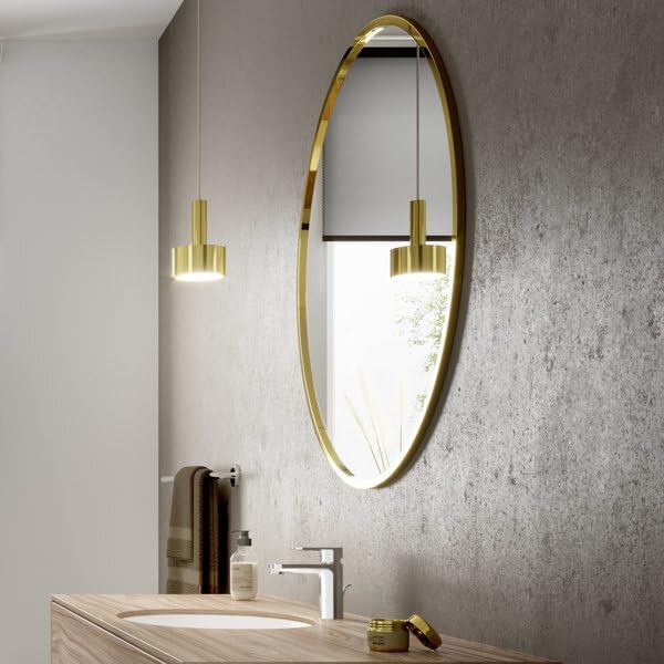 hansgrohe Waschtischarmatur Vernis Blend, Wasserhahn Bad mit Auslauf Höhe 100 mm, mit Zugstange, Bad