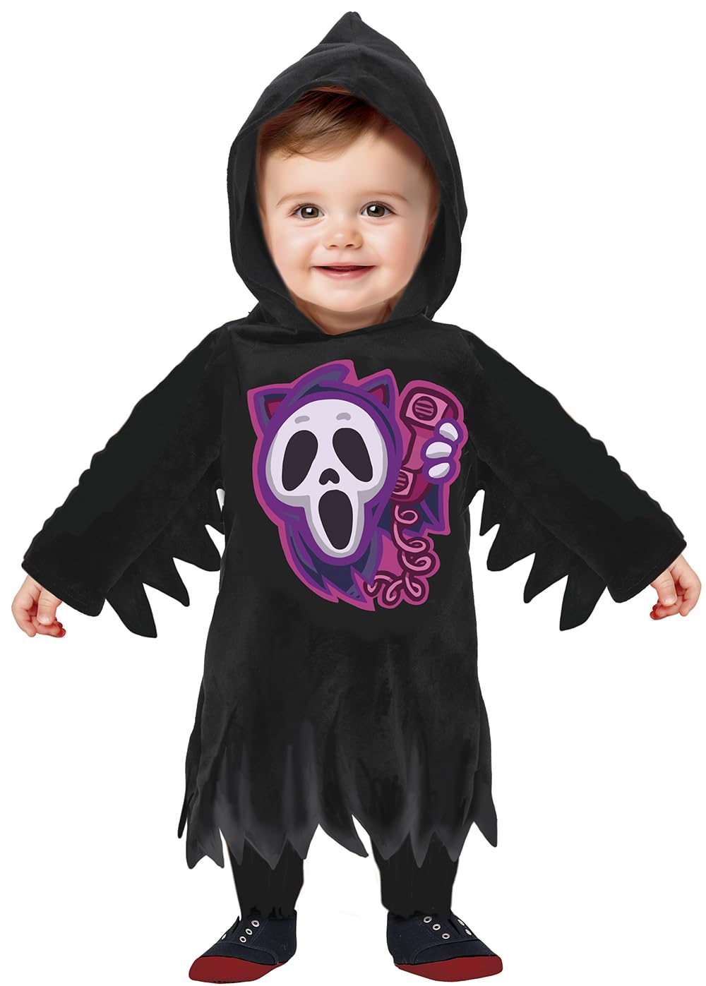 FIESTAS GUIRCA Mini Tod Baby Kostüm Halloween – Geister Sensenmann Halloween Baby Kostüm Jungen 18-2