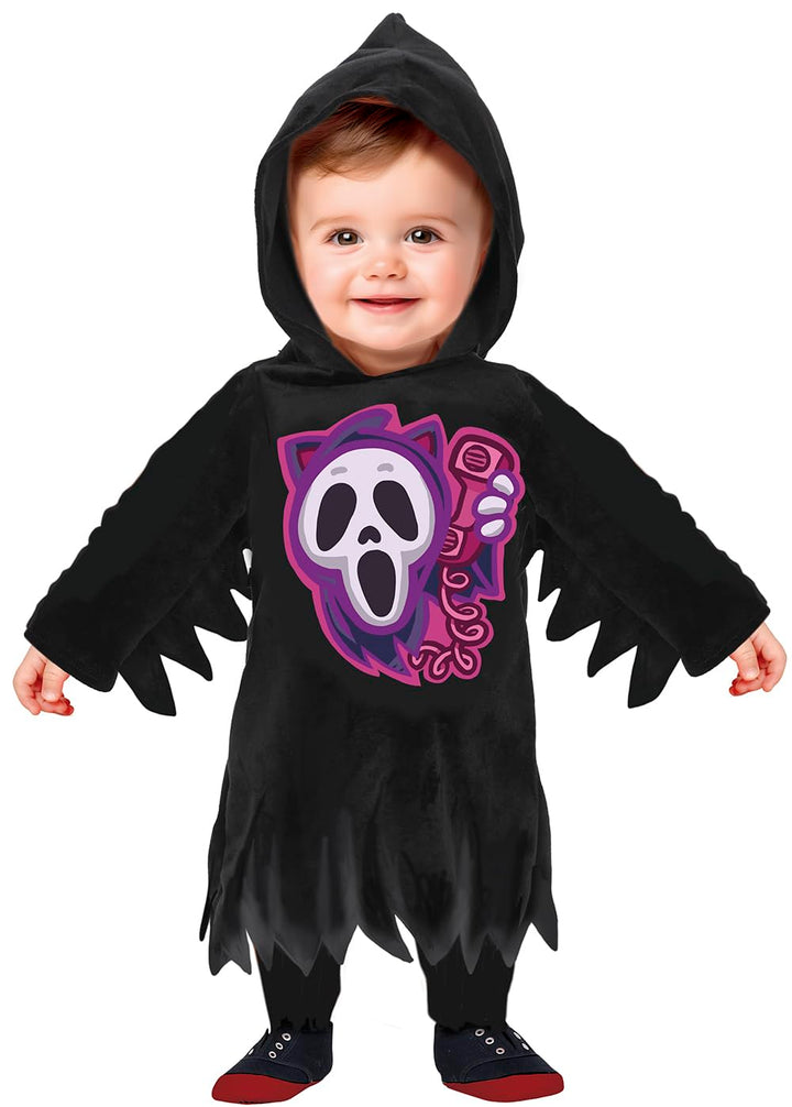 FIESTAS GUIRCA Mini Tod Baby Kostüm Halloween – Geister Sensenmann Halloween Baby Kostüm Jungen 18-2
