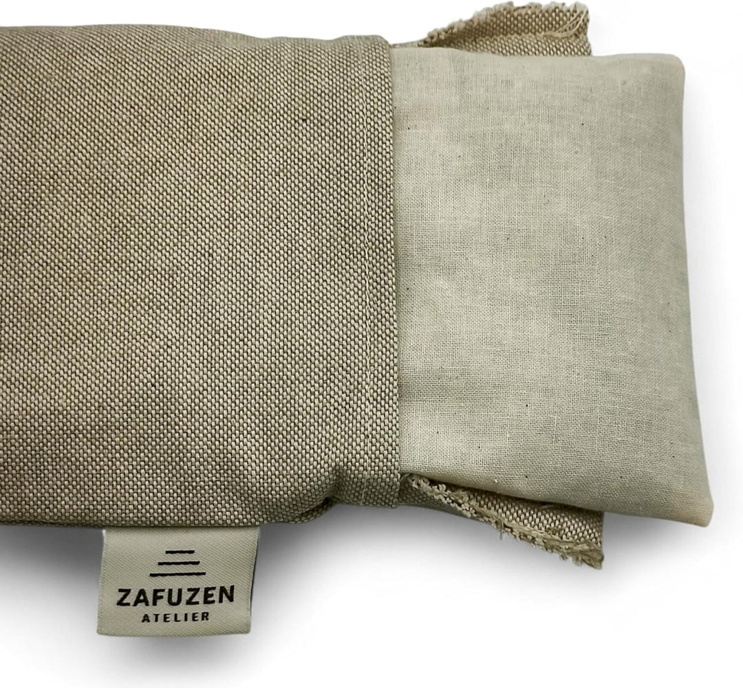 Augenkissen mit Abnehmbarem Bezug 6er Set – Naturbaumwolle und Lavendel – Professionelle Nutzung Yog