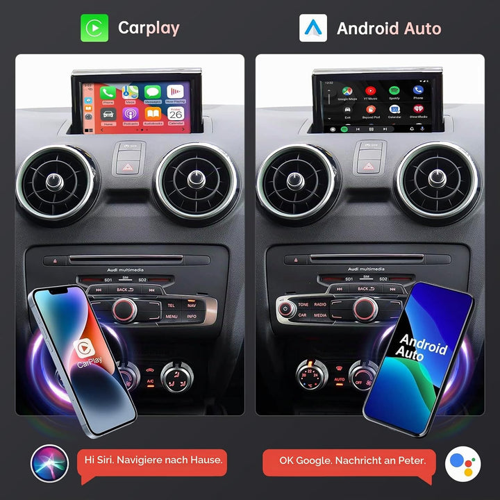 Road Top Wireless CarPlay Interface für Audi A1 RMC 2013-2018 | CarPlay Modul, Unterstützung für App
