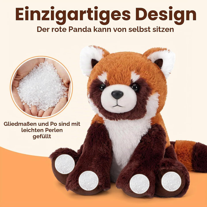 shownicer Plüschtier Panda Kuscheltier Stofftier Kawaii Panda Plüsch Kissen Spielzeug Geschenk für E