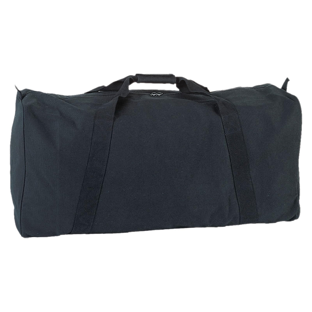 Champion Sports Übergrosse Segeltuch-Reisetasche, 625 ml, mit Griffen Schwarz, Schwarz