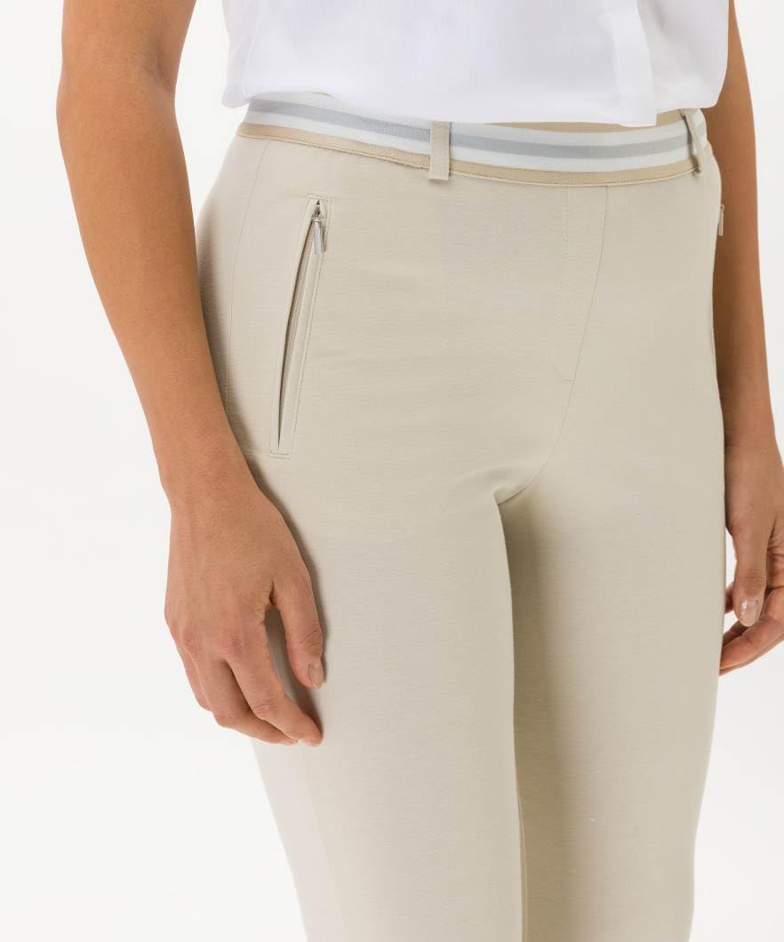 Raphaela by Brax Damen Lillyth Cool Summer Jersey Hose 29W / 32L Ecru, 29W / 32L Ecru