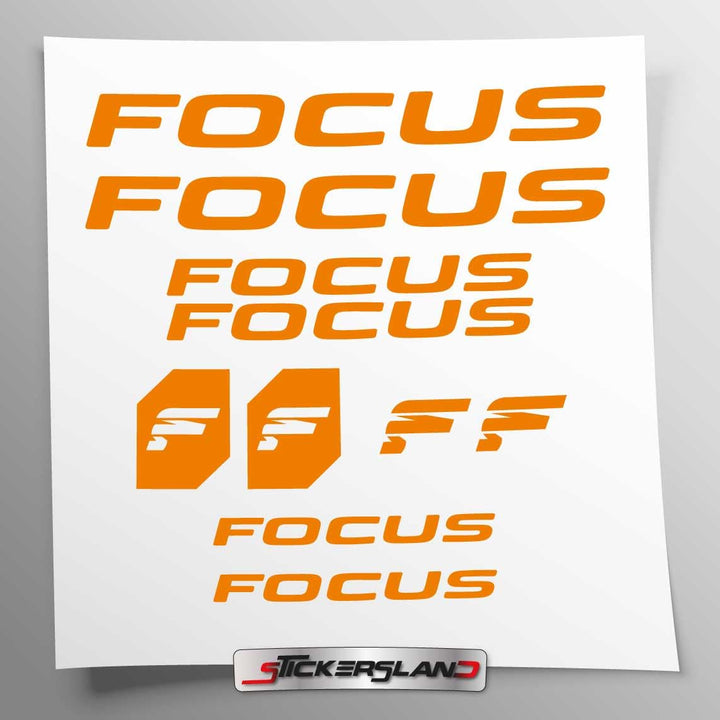 Stickersland® Aufkleber-Set kompatibel mit Rahmen MTB Mountainbike und Helm | Decals Aufkleber für F
