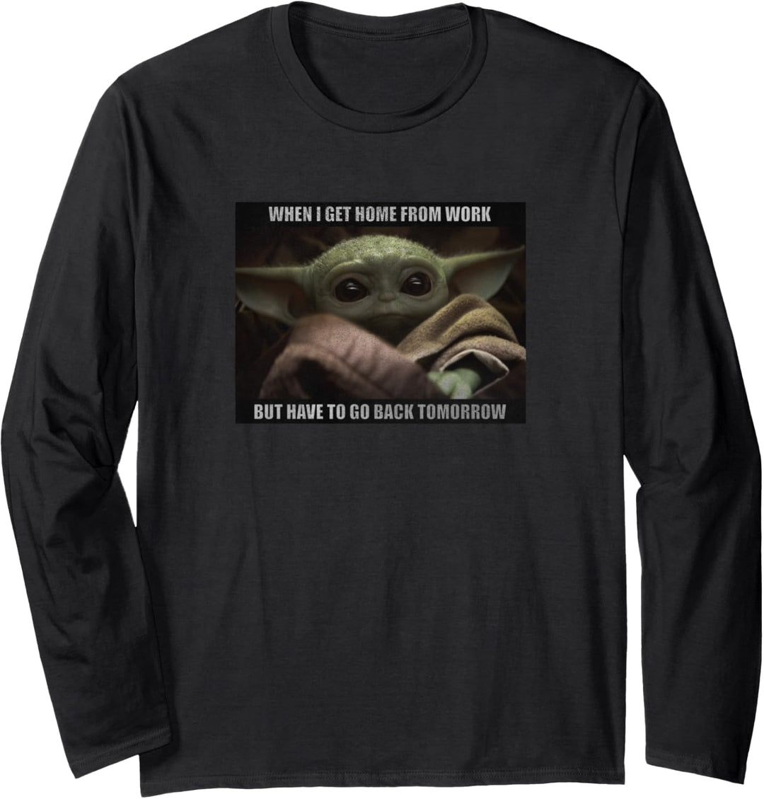 Star Wars Work Meme Langarmshirt
