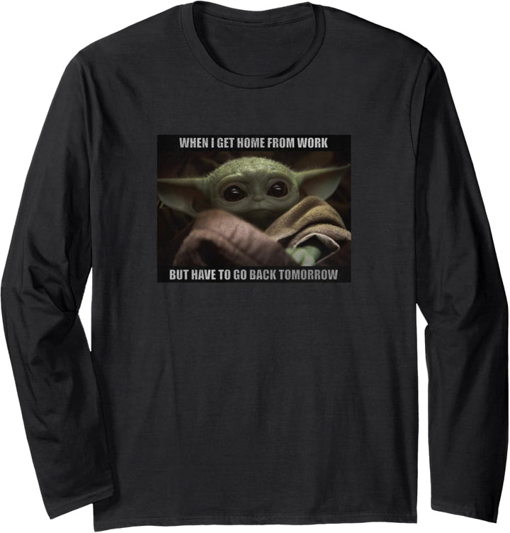 Star Wars Work Meme Langarmshirt