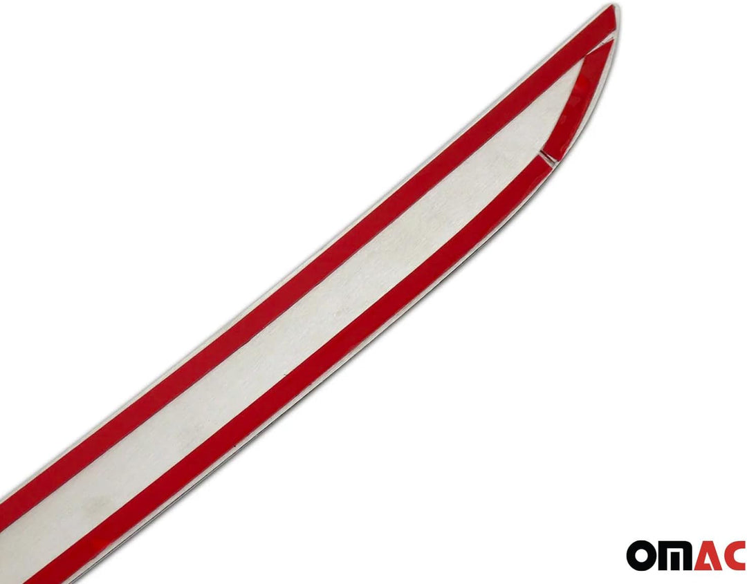 OMAC Heckleiste Kofferraumleiste Kompatibel mit Dacia Duster 2010-2018 | Auto Zierleiste Schutzleist