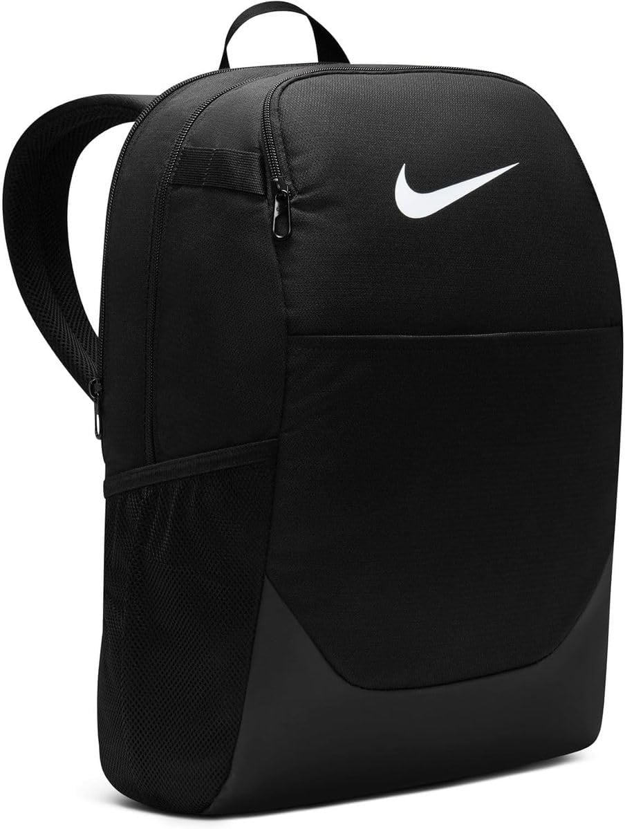 Nike DH7709-010 Nike Brasilia 9.5 Sportrucksack Unisex Schwarz/Weiss, M, 24L, Einheitsgrösse Schwarz
