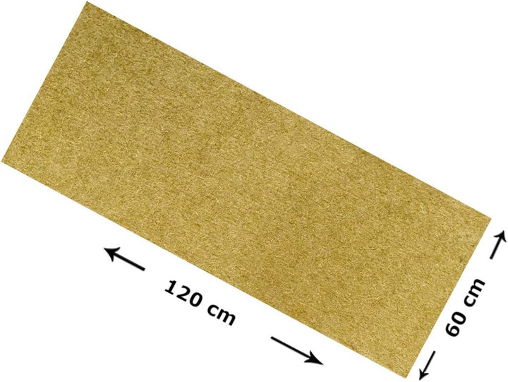 pemmiproducts Nager-Teppich aus 100% Hanf, 120 x 60 cm ca. 5 mm dick, 2er Pack (EUR 11,45/Stück), Na