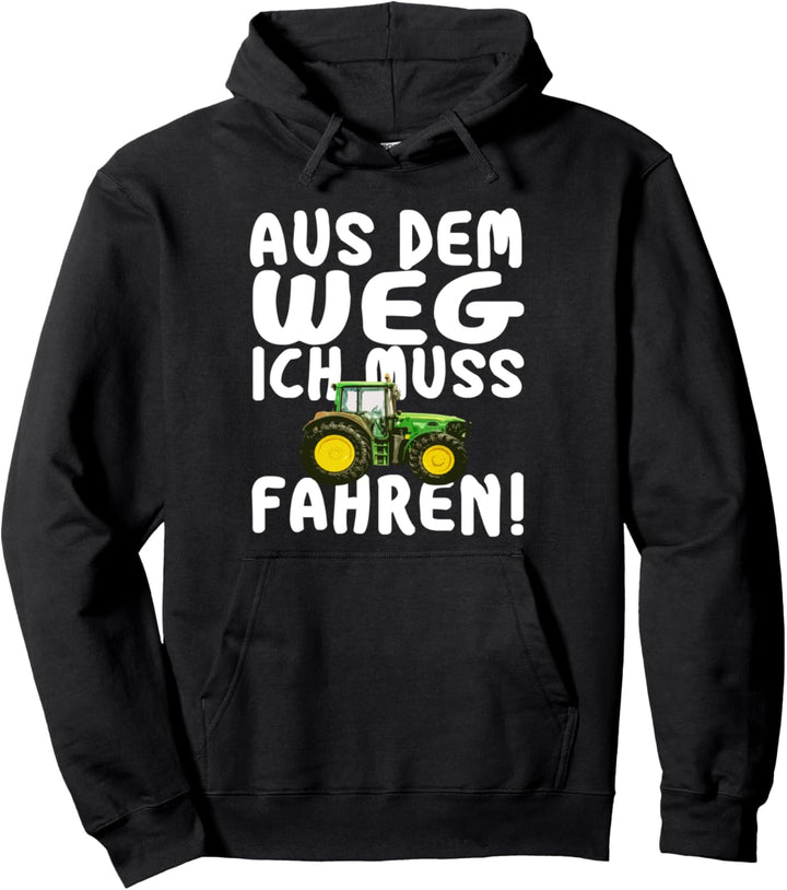 Ich Muss Traktor Fahren Schlepper Trecker Mann Idee Pullover Hoodie