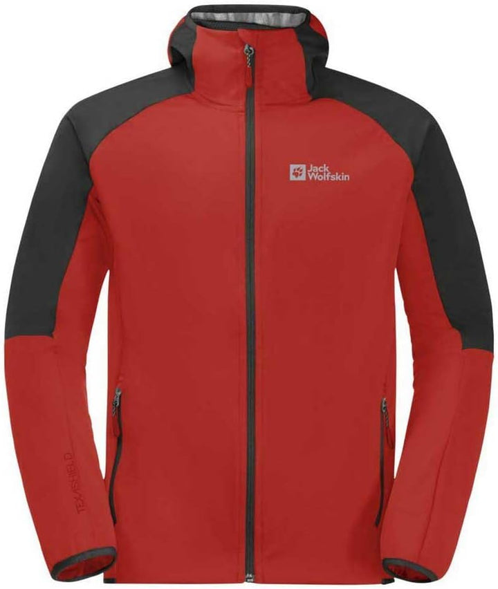 Jack Wolfskin Damen Feldberg Jacke L Kräftiges Rot, L Kräftiges Rot