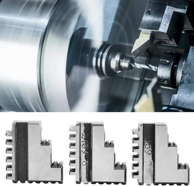 Aussen-Aussenbackenfutter, 3 Stk. K11-125 Aussenbacke 5-Zoll-Spannfutter 20CrMnTi Hochfeste Spannbac