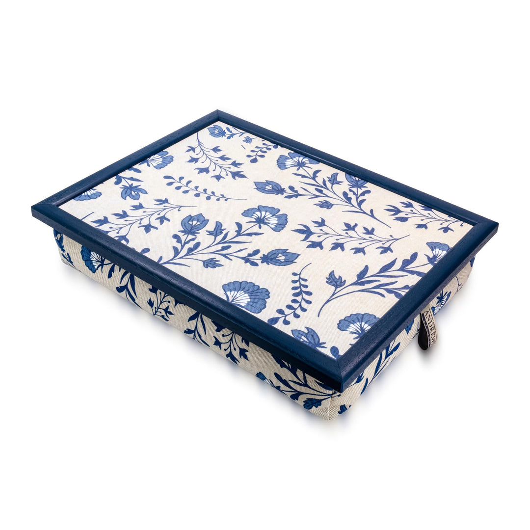 Knietablett mit Kissen Azure Meadow – für Laptop, Lesen &amp; Sofa, Azure Meadow