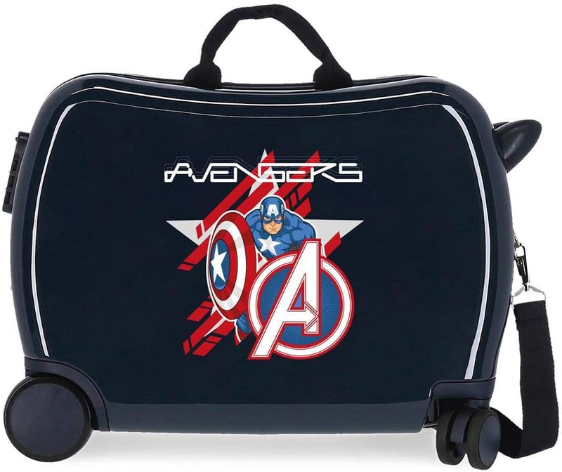 Marvel All Avengers Kinder-Gepäck, Schuld (Blau) - 2479863 Kinderkoffer Schild, Kinderkoffer Schild