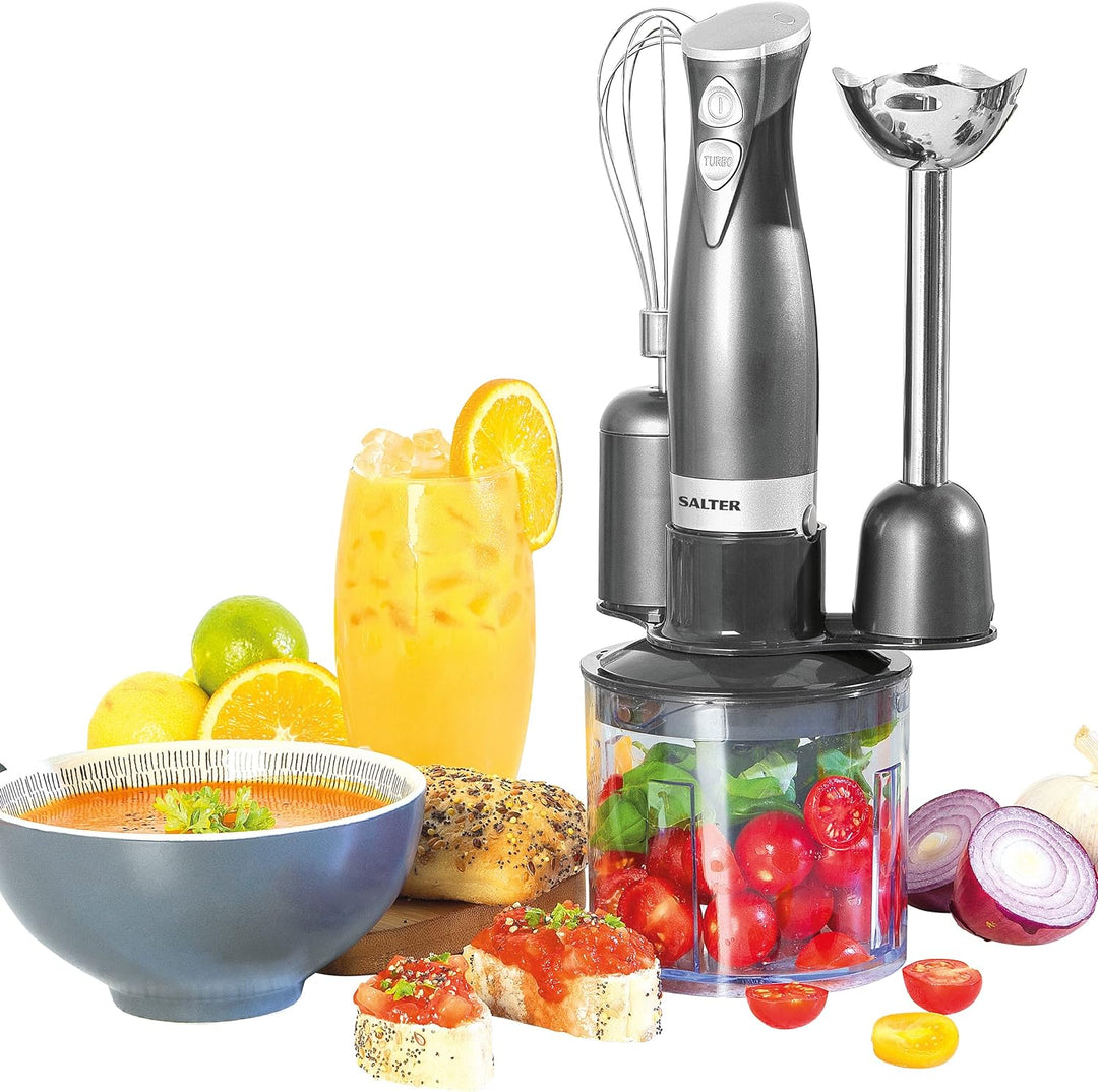 Salter EK2827COSVDEEU10 Cosmos 3-in-1 Stabmixer, quirlen, verrühren, zerkleinern, Küchenmaschine, 50