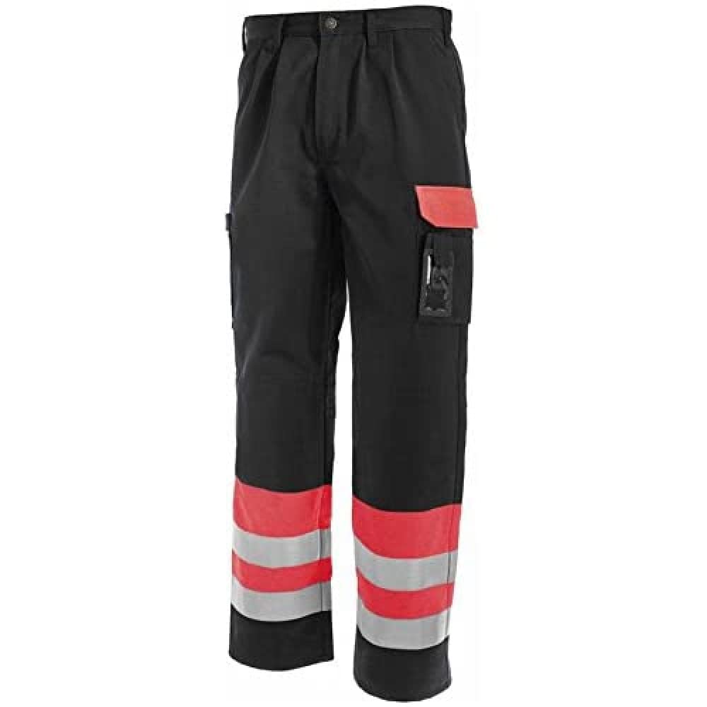 Blaklader 15841860 Hose mit hoher Sichtbarkeit, Rot/Schwarz, grootte C154 C154 Schwarz/Rot, C154 Sch