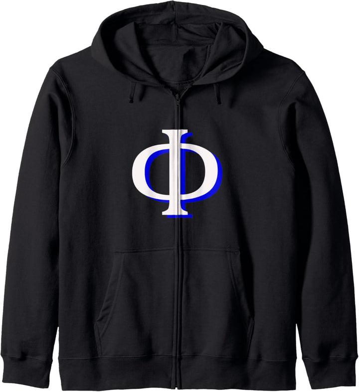 Griechisches Phi Goldene Regel Kapuzenjacke