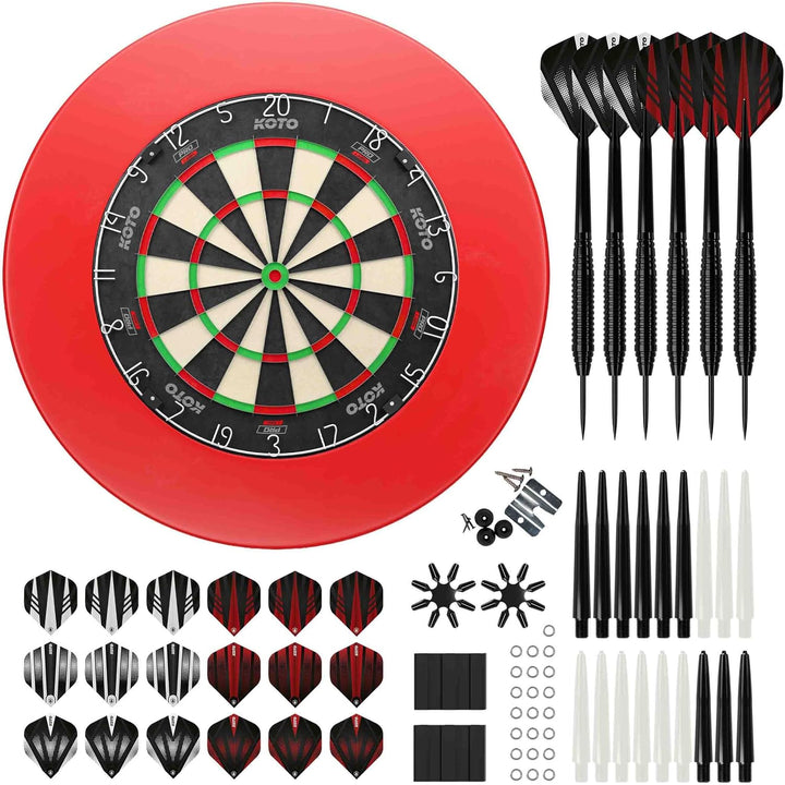KOTO - King Pro + Surround + KOTO - Accessory Kit Steeltip 90 Stück, 2 Sets KOTO - Dartpfeile von 23