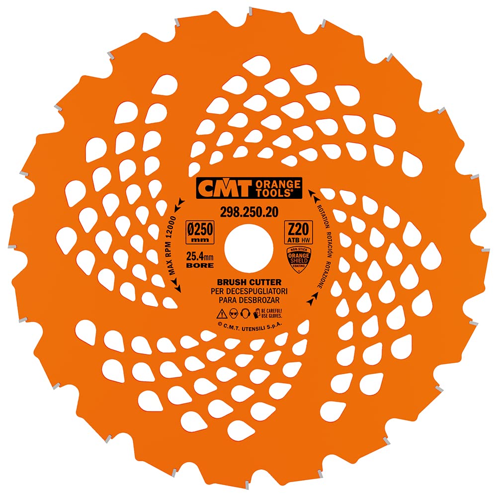 CMT Orange Tools 298.250.20 – Kreissägeblatt 250 x 2.2/1.4 x 25.4 Z20 ATB