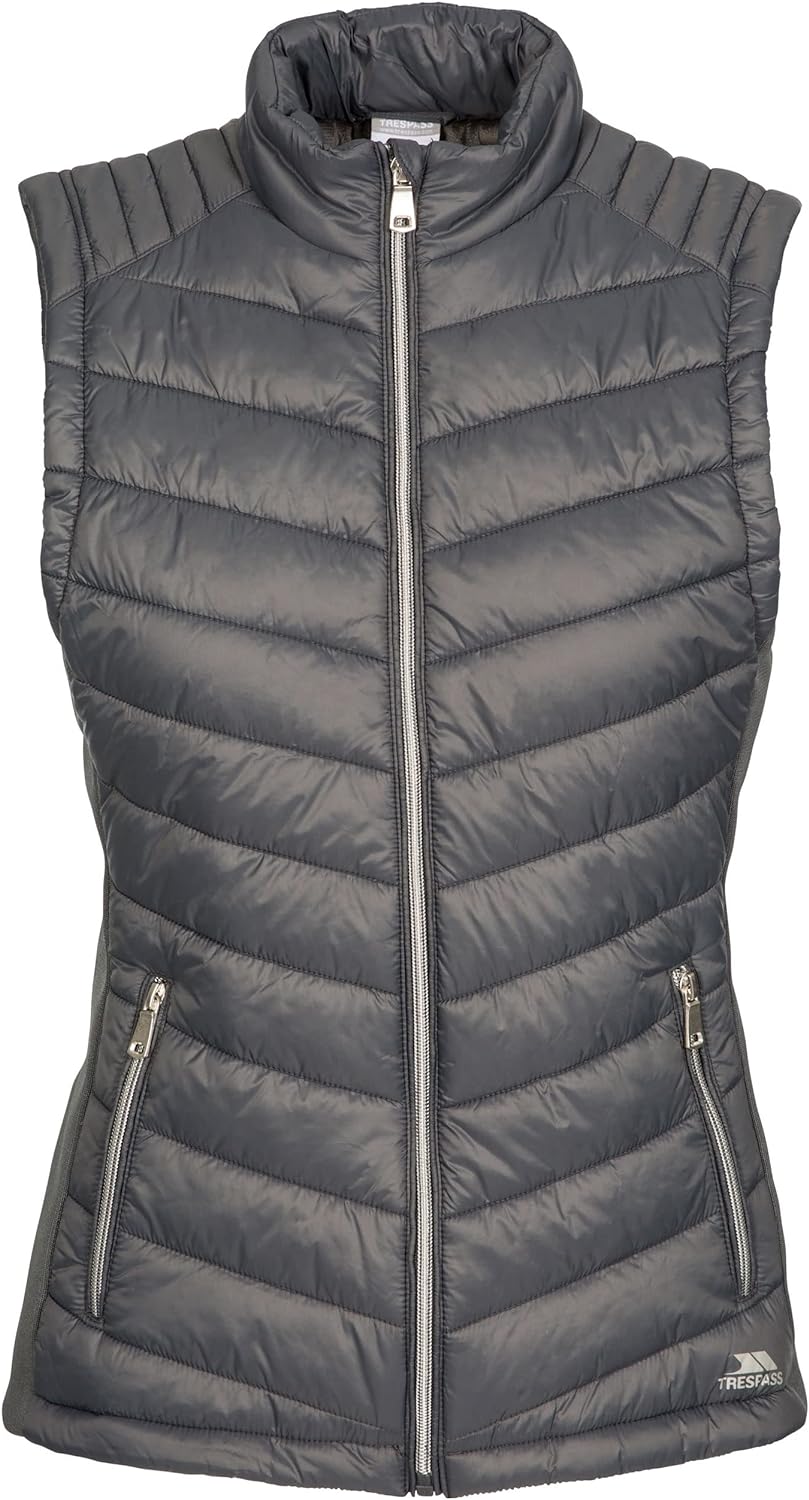 Trespass Damen Elanora-Female Padded Gilet Weste XL Kohle, XL Kohle