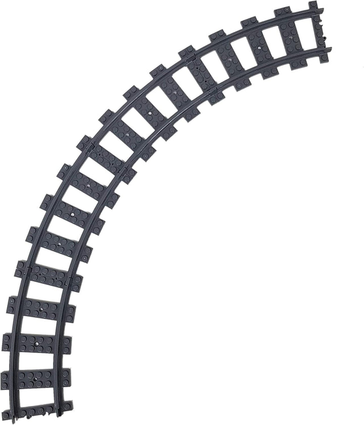 8x Gerade Schienen + 8x Gebogene Kurvenschienen Gleise - Lego Gerade Schienen und Gebogene Gleise, C