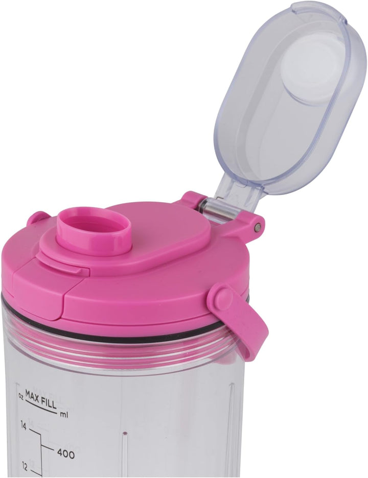 Salter ActiBoost Kabelloser Tragbarer Mixer – 450 ml, Pulsfunktion, 40-Sekunden-Countdown, BPA-frei,