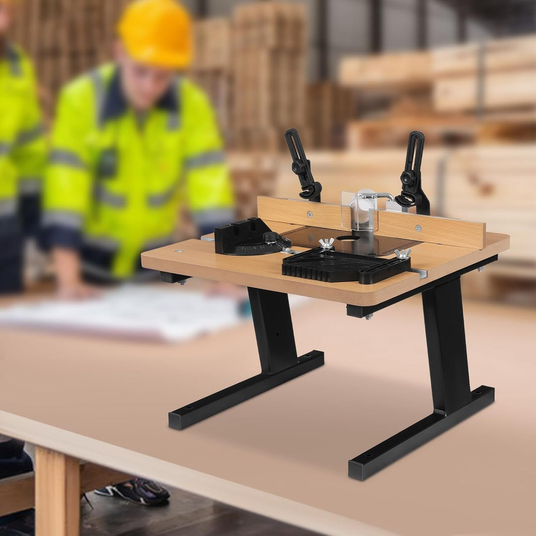 Oberfrästisch Holzbearbeitung Router Tisch MDF Router Tisch Rückenlehne links und Rechts Verschoben