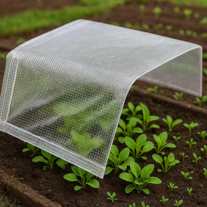 WERKAPRO 11356 Abdeckplane transparent 2 x 3 m 80g/m² PE UV-behandelt 5 m x 7 m, 5 m x 7 m